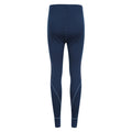 Navy - Back - Mountain Warehouse Womens-Ladies Asgard Merino Wool Thermal Base Layer Leggings