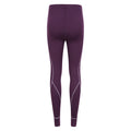 Purple - Back - Mountain Warehouse Womens-Ladies Asgard Merino Wool Thermal Base Layer Leggings