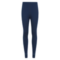 Navy - Front - Mountain Warehouse Womens-Ladies Asgard Merino Wool Thermal Base Layer Leggings