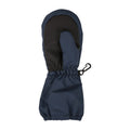 Navy - Back - Mountain Warehouse Childrens-Kids Snow Long Cuff Mittens