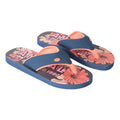 Coral - Front - Animal Womens-Ladies Swish Flip Flops