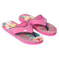 Pink - Front - Animal Womens-Ladies Swish Flip Flops