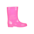 Bright Pink - Lifestyle - Mountain Warehouse Childrens-Kids Plain Wellington Boots