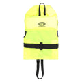 Yellow - Back - Animal Childrens-Kids Split Front Life Jacket