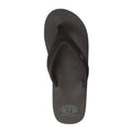 Black - Back - Animal Mens Tide Logo Flip Flops