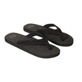 Black - Front - Animal Mens Tide Logo Flip Flops