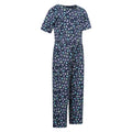 Navy - Side - Mountain Warehouse Girls Poppy Animal Print Jumpsuit