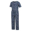 Navy - Lifestyle - Mountain Warehouse Girls Poppy Animal Print Jumpsuit