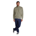 Khaki Green - Side - Animal Mens Liam Zipped Sweatshirt