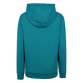 Teal - Back - Mountain Warehouse Womens-Ladies Great British Weather Regular Hoodie