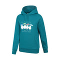 Teal - Lifestyle - Mountain Warehouse Womens-Ladies Great British Weather Regular Hoodie