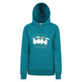 Teal - Front - Mountain Warehouse Womens-Ladies Great British Weather Regular Hoodie