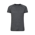 Dark Grey - Lifestyle - Mountain Warehouse Mens Summit Merino Wool T-Shirt (Pack of 2)