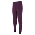 Purple - Lifestyle - Mountain Warehouse Childrens-Kids Fluffy Fleece Lined Leggings