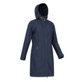 Navy - Side - Mountain Warehouse Womens-Ladies Ioana Longline Soft Shell Jacket