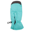Teal - Front - Mountain Warehouse Childrens-Kids Ski Mittens