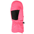 Dark Pink - Side - Mountain Warehouse Childrens-Kids Ski Mittens