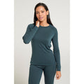 Dark Green - Front - Mountain Warehouse Womens-Ladies Talus Long-Sleeved Top