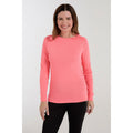 Coral - Front - Mountain Warehouse Womens-Ladies Talus Long-Sleeved Top