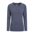 Dark Grey - Front - Mountain Warehouse Womens-Ladies Quick Dry Long-Sleeved Top