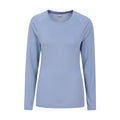 Petrol - Front - Mountain Warehouse Womens-Ladies Quick Dry Long-Sleeved Top