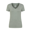 Khaki Green - Front - Mountain Warehouse Womens-Ladies Vitality V Neck T-Shirt