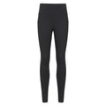 Black - Front - Mountain Warehouse Womens-Ladies Blackout High Waist Leggings