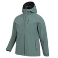 Dark Green - Lifestyle - Mountain Warehouse Mens Bachill Three Layer Waterproof Jacket