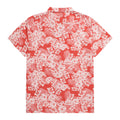 Red - Back - Animal Mens Will Floral Organic Shirt