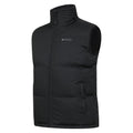 Black - Side - Mountain Warehouse Mens Rock Padded Gilet