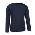 Navy - Back - Mountain Warehouse Childrens-Kids Talus Round Neck Base Layer Top