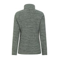 Khaki Green - Back - Mountain Warehouse Womens-Ladies Snowdon II Melange Full Zip Fleece Jacket