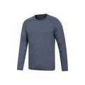 Navy - Side - Mountain Warehouse Mens Stripe IsoCool Base Layer Top