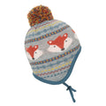 Grey-Blue-Orange - Pack Shot - Mountain Warehouse Childrens-Kids Fox Trapper Hat