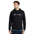 Black - Side - Animal Mens Driver Logo Organic Hoodie