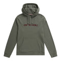 Khaki Green - Front - Animal Mens Driver Logo Organic Hoodie