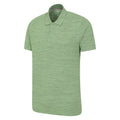 Green - Back - Mountain Warehouse Mens Dawnay Textured Pique Polo Shirt