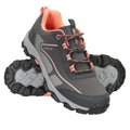 Light Grey - Close up - Mountain Warehouse Childrens-Kids Softshell Walking Shoes