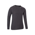 Charcoal - Back - Mountain Warehouse Mens Talus Base Layer Top (Pack of 2)