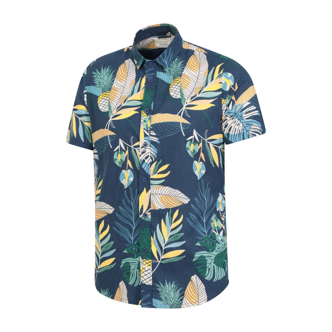 Mountain Warehouse Mens Hawaiian SS Shirt Lightweight Breathable