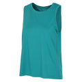 Teal - Side - Mountain Warehouse Womens-Ladies Recycled Vest Top