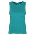 Teal - Front - Mountain Warehouse Womens-Ladies Recycled Vest Top