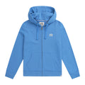 Bright Blue - Front - Animal Womens-Ladies Nikki Organic Zipped Hoodie