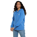 Bright Blue - Side - Animal Womens-Ladies Nikki Organic Zipped Hoodie