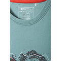 Green - Lifestyle - Mountain Warehouse Mens Tech Mountains Organic T-Shirt