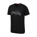 Black - Lifestyle - Mountain Warehouse Mens Tech Mountains Organic T-Shirt