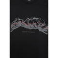 Black - Pack Shot - Mountain Warehouse Mens Tech Mountains Organic T-Shirt