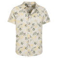 Pale Green - Pack Shot - Mountain Warehouse Mens Tropical Short-Sleeved Shirt