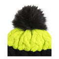 Green-Black-Yellow - Side - Animal Childrens-Kids Alex Recycled Beanie