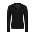 Black - Lifestyle - Mountain Warehouse Mens Asgard III Merino Wool Thermal Top